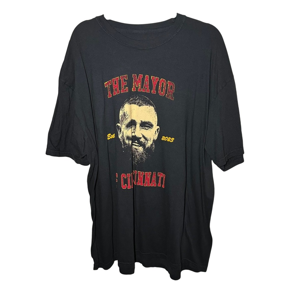 The Mayor Cincinnati T Shirt 2XL Black Wasteland Society 2025 Tee
